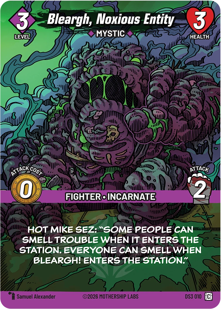 Bleargh, Noxious Entity