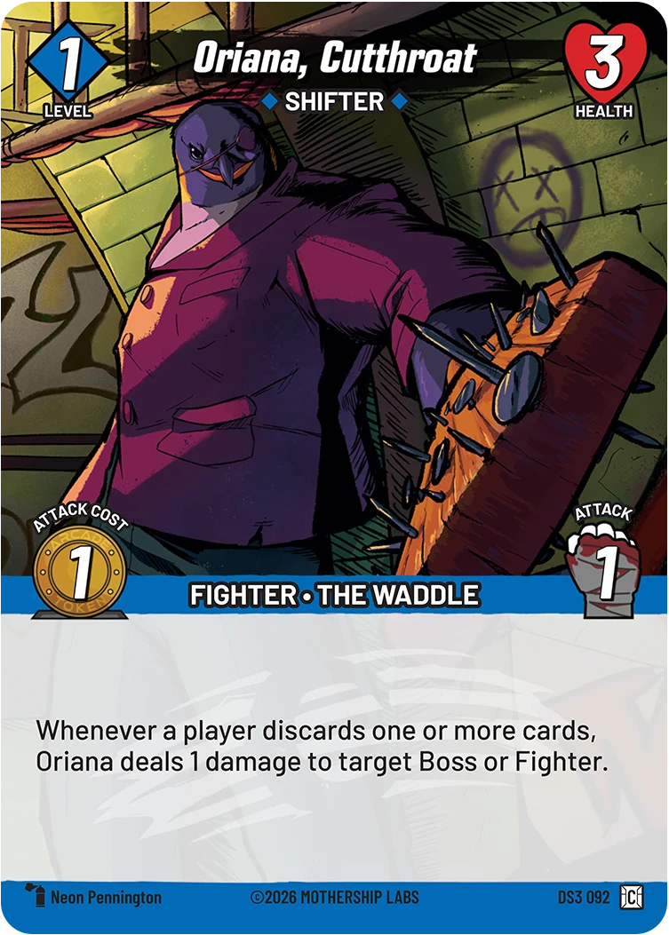 Oriana, Cutthroat