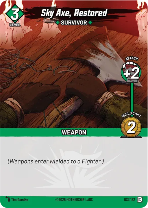 Sky Axe, Restored — Founder's Edition