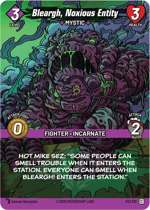 Bleargh, Noxious Entity