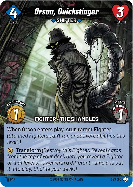 Orson, Quickstinger